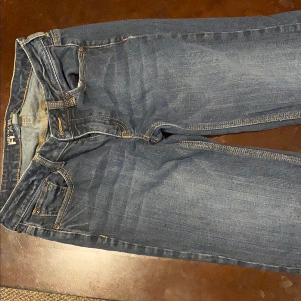 New York and company size 2 bootcut jeans.